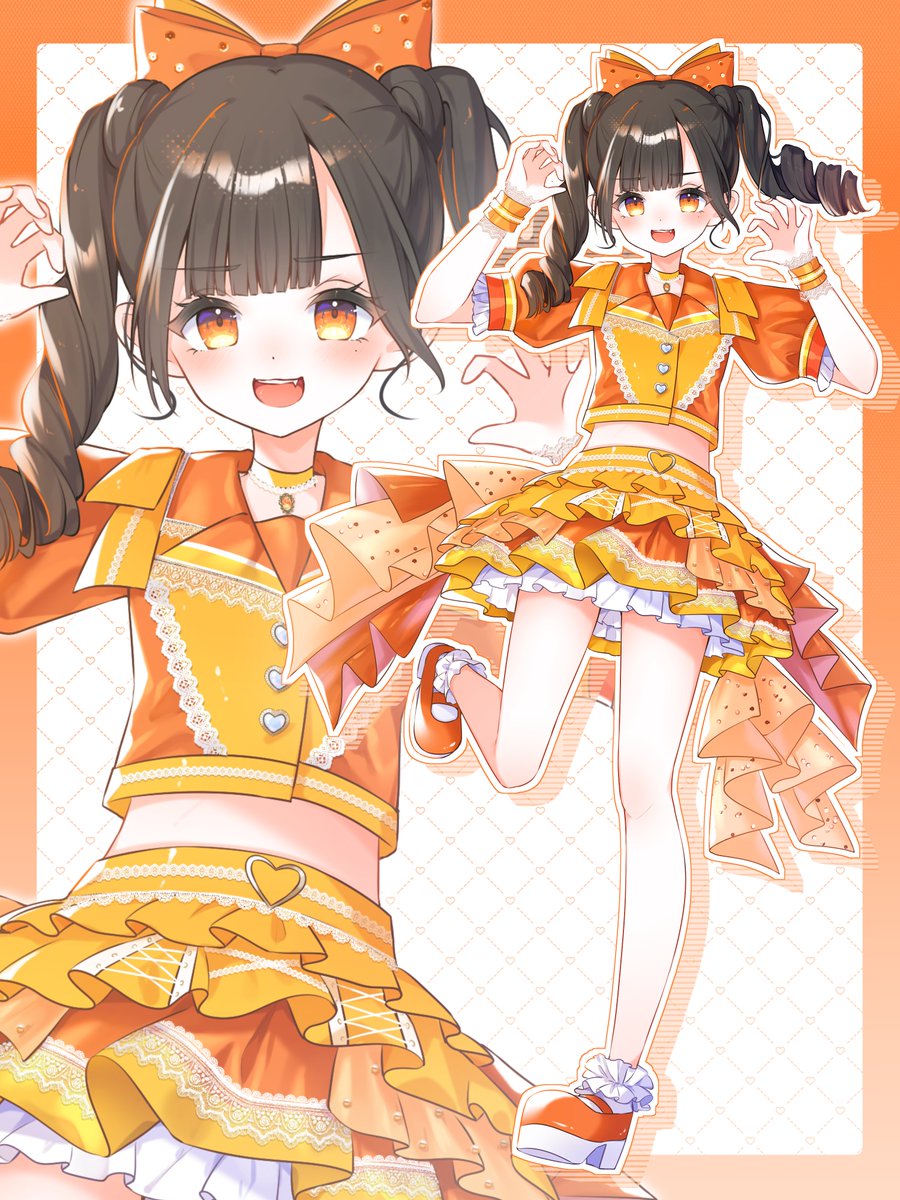 いたずらオレンジ🧡 #MEGAFON #小晴のか