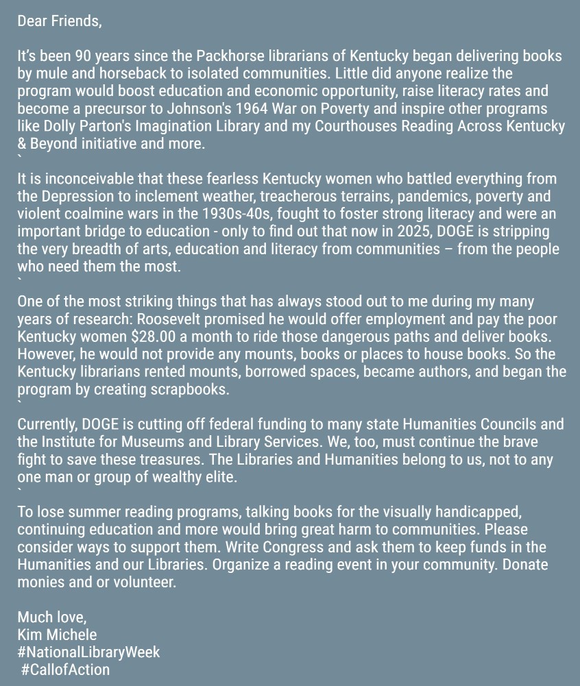 KimMichele_'s tweet image. #NationalLibraryWeek  #CallToAction