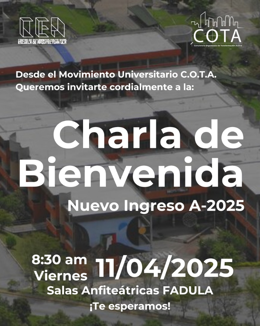 CotaFadula's tweet photo. ¡Bienvenidos a FADULA!🔥 📐

Invitamos a nuestros estudiantes de nuevo ingreso a una charla diseñada para ayudarles a comenzar esta etapa con éxito. Estamos emocionados de ver cómo su talento y dedicación darán forma a un futuro brillante. ¡Los esperamos! 📚✨ https://t.co/Ow29QbRnA5