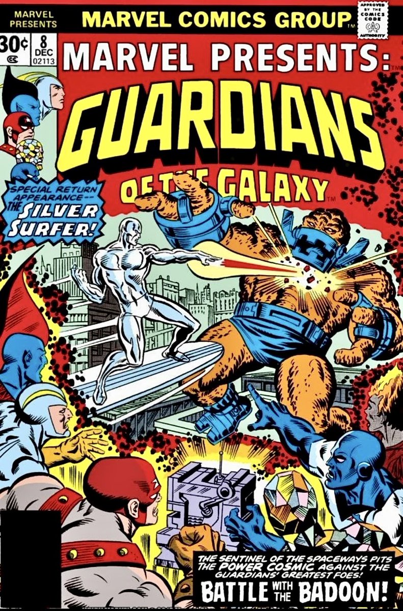 dano_cosmic's tweet photo. Marvel Presents: Guardians of the Galaxy #8 (Vol. 1, 1976),cover by #AlMilgrom & #JoeSinnott
✨
W-#RogerStern,A-#AlMilgrom,I-#BobWiacek,C-#GlynisWein,L-#JimNovak
✨
#GuardiansoftheGalaxy #GotG #Yondu #SilverSurfer #VanceAstro #Martinex #Charlie27 #MarvelComics #MarvelCosmic https://t.co/pyUJoCnFOp