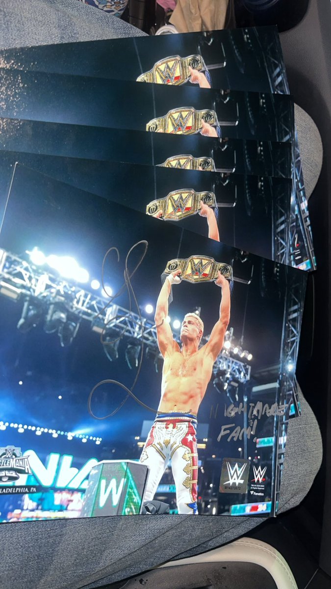 knockouthubtim's tweet image. My son, Kol, was given these by Cody this past weekend at Smackdown.

He has a huge heart, and would like to giveaway 1 of them to another Cody fan. 

He’ll pick 1 person that repost this. No comments, likes or following me is needed to win. 

Just a repost &amp;amp; I’ll choose a winner…