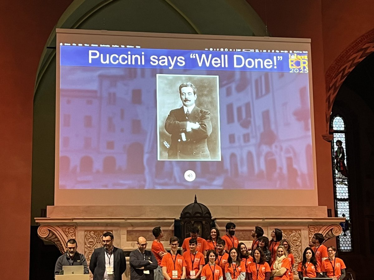 Glasgow IR Group (@ir_glasgow) on Twitter photo Our #ecir2025 participation is wrapping up. We had a nice time in Lucca. Many thanks to the organisers for hosting us; special thanks to our great collaborator & friend <a href="/ntonellotto/">Nicola Tonellotto</a> for his warm hospitality. To reprise the words of Giacomo Puccini “well done!”. See you at Delft! Our #ecir2025 participation is wrapping up. We had a nice time in Lucca. Many thanks to the organisers for hosting us; special thanks to our great collaborator & friend <a href="/ntonellotto/">Nicola Tonellotto</a> for his warm hospitality. To reprise the words of Giacomo Puccini “well done!”. See you at Delft!