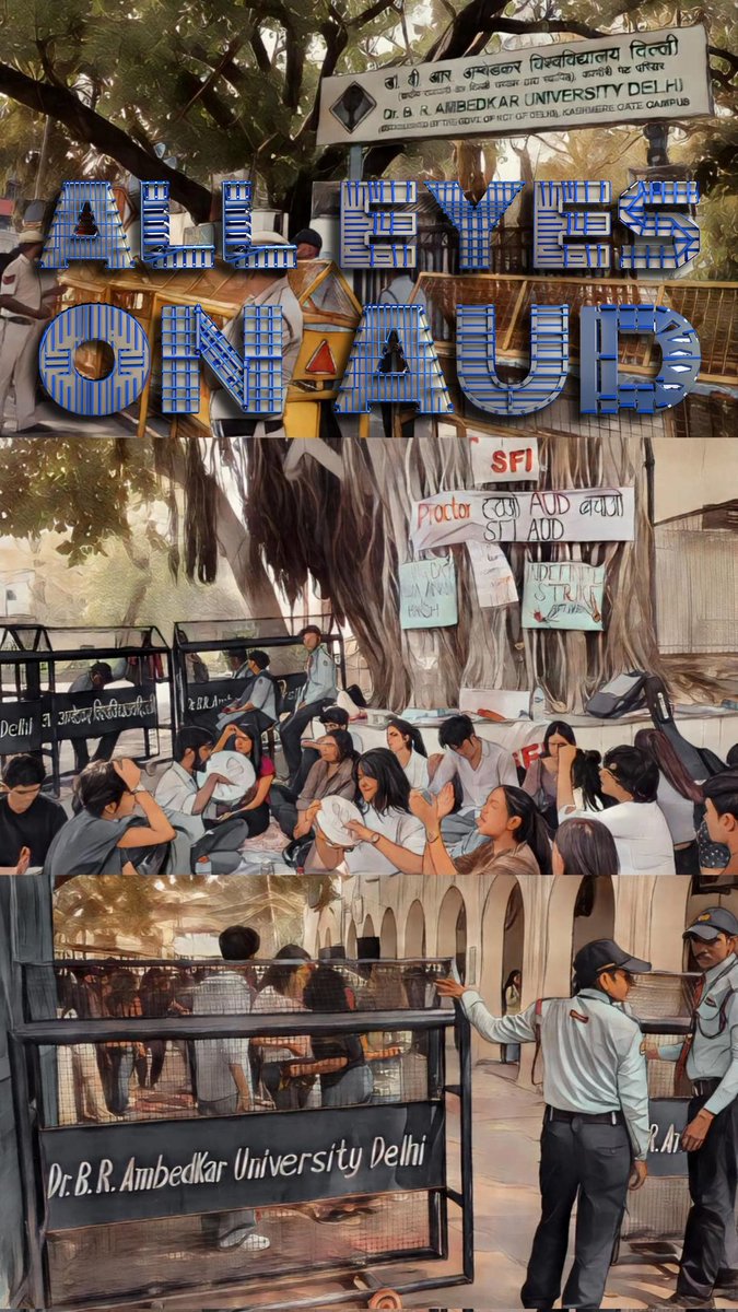 elamonsooraj2's tweet photo. Dalit and Muslim students suspended for exposing ragging have approached the Delhi High Court.
 The judge showed sympathy, but @weareAUD is deliberately delaying hearings, jeopardizing student futures.
 Why is the university afraid of the truth?
 #Revokesuspensions #SaveAUD https://t.co/4gUHORPfDF