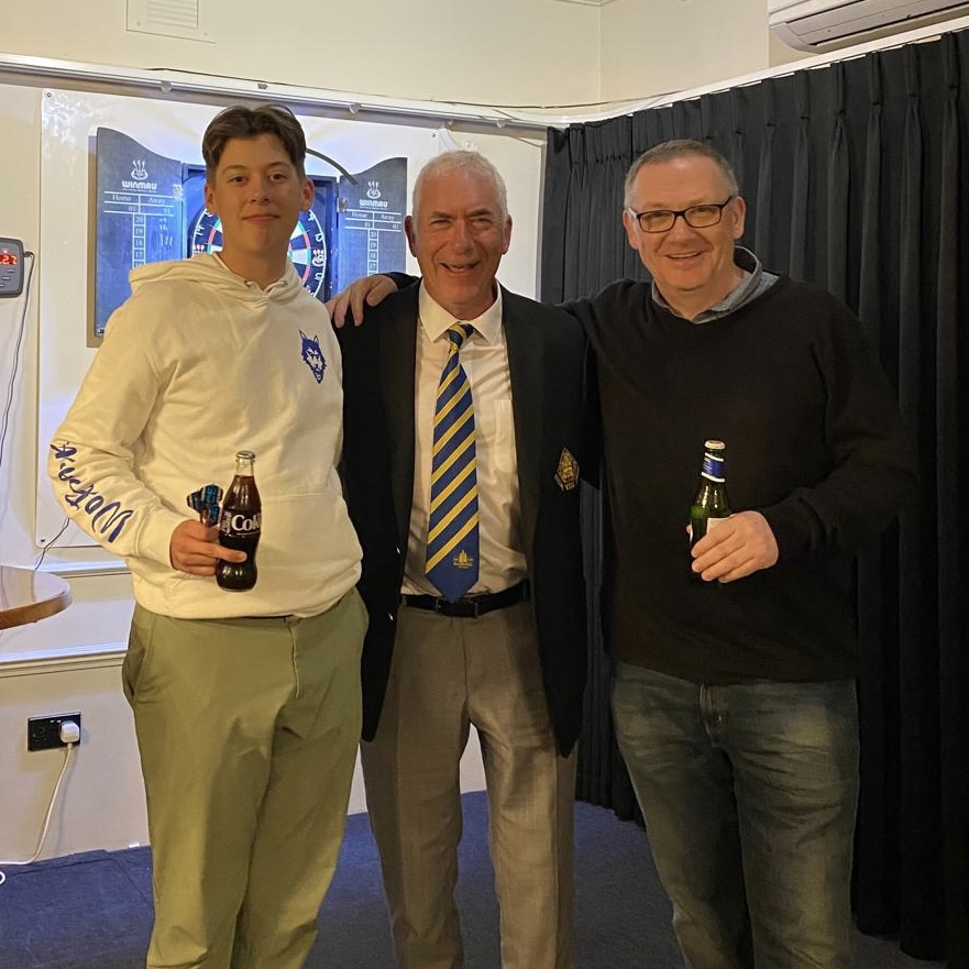 Romfordgolfclub's tweet photo. Well done to last nights darts winners Wills and Tony #rgc #darts #perksofbeingamember https://t.co/g77DoUchRS