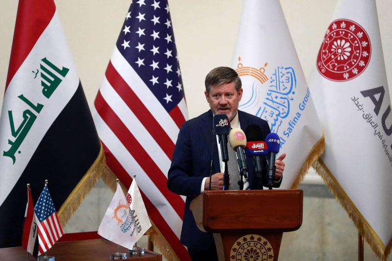 AbdullaAlr58193's tweet image. US trade delegation to Iraq is strengthening a corrupt status quo. A strategy focused on economic deals without addressing Iran-backed factions risks empowering them and ensuring Iraq’s continued subjugation to Tehran.
#Iraq #IranInfluence #Corruption #USPolicy