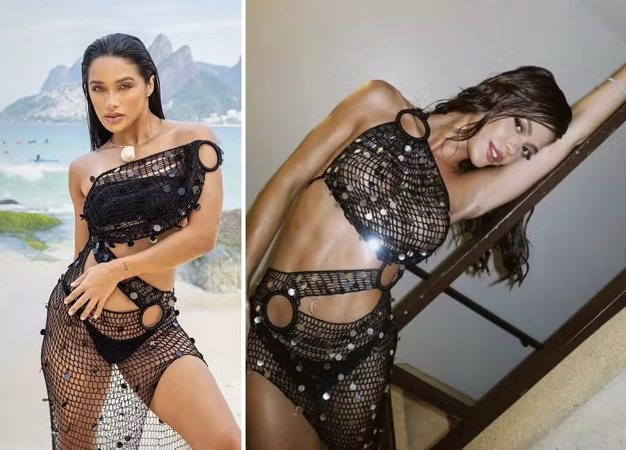 Eva Pacheco, do BBB 25', veste em ensaio mesmo look usado por rival Vitória Strada extra.globo.com/famosos/notici…