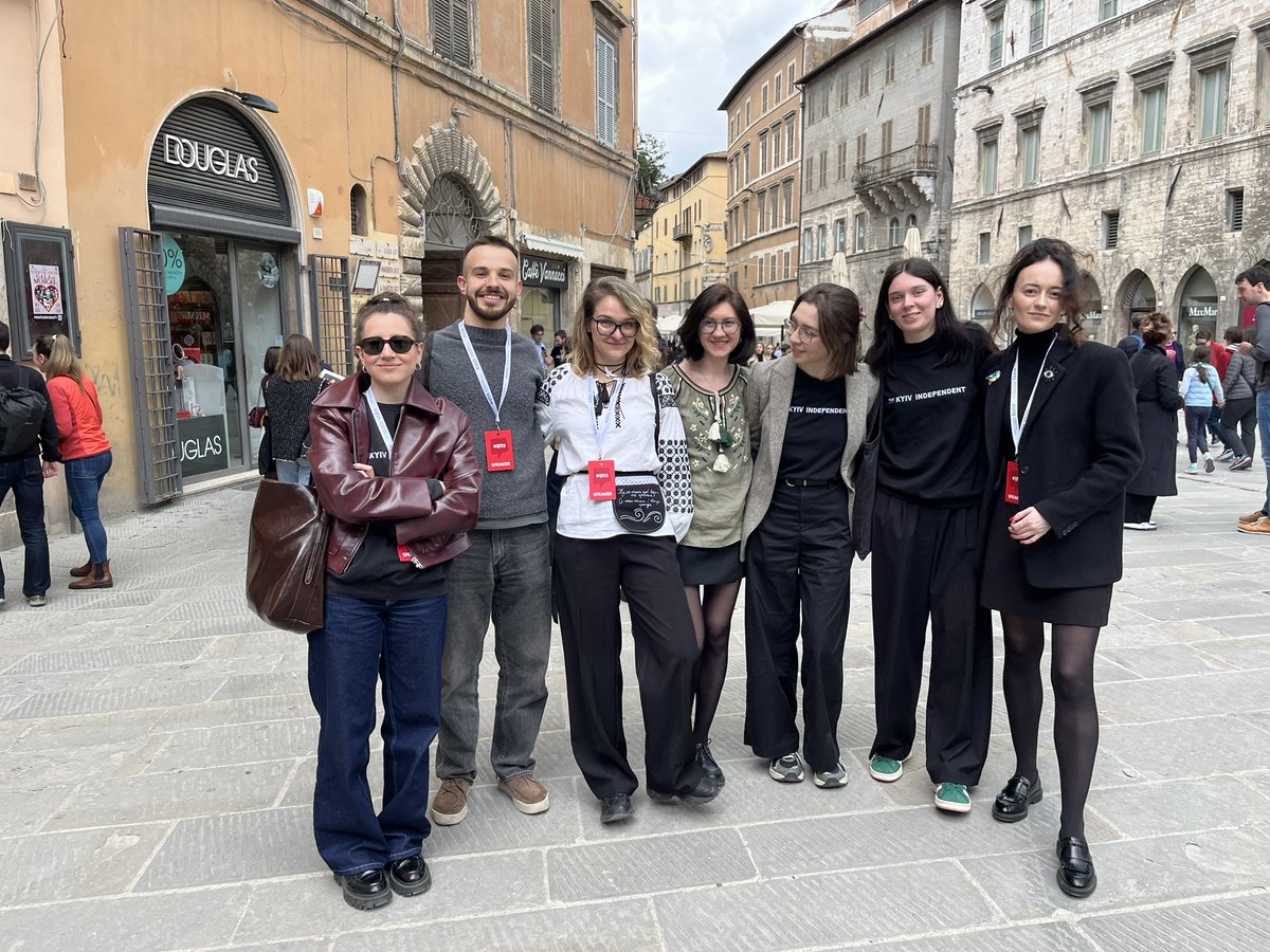 These days, your favorite team of troublemakers (aka <a href="/KyivIndependent/">The Kyiv Independent</a>) hits Europe’s biggest journalism conference to make sure <a href="/journalismfest/">International Journalism Festival</a> talks Ukraine. 🇺🇦

IF YOU ARE HERE: At 2 pm on Friday we hold a special Q&amp;A event about Ukraine, link below. Come and ask us anything.