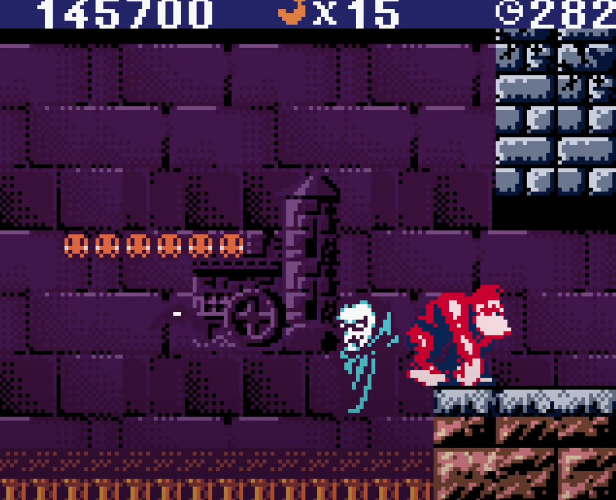 SMWikiOfficial's tweet image. The climax of the Captain N episode "Simon the Ape-Man" has Donkey Kong's help defeat Dracula's zombie army.

No doubt in reference to this classic moment of television, the masterpiece game Donkey Kong 5: The Journey over Time and Space features Dracula as the final boss.