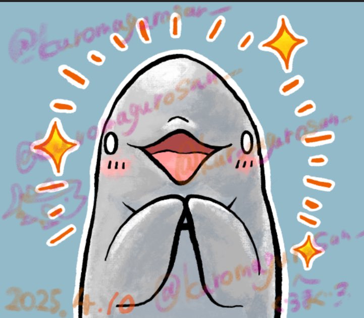 本日のスタンプ進捗🐬
         ✨ぱああああああ✨ 