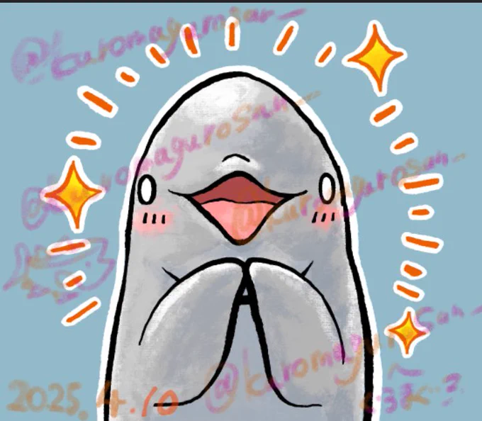 本日のスタンプ進捗🐬
         ✨ぱああああああ✨ 