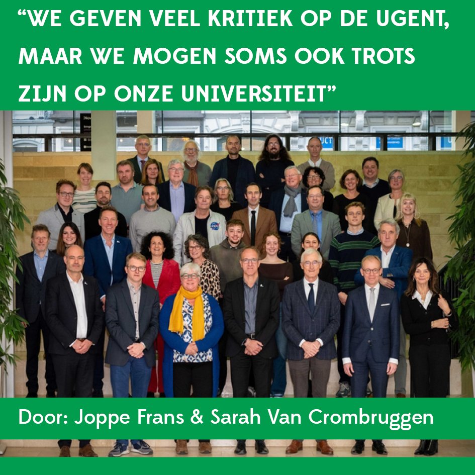 Hadewig Claeys, Basile Peeters en Lou-Wilson van Pellicom zijn sinds vorig jaar studentenvertegenwoordigers in de Raad van Bestuur. Hoe denken onze stuvers over het reilen en zeilen aan de UGent?

Lees meer via: schamper.ugent.be/editie/655/art…

Beeld: Hilde Christiaens