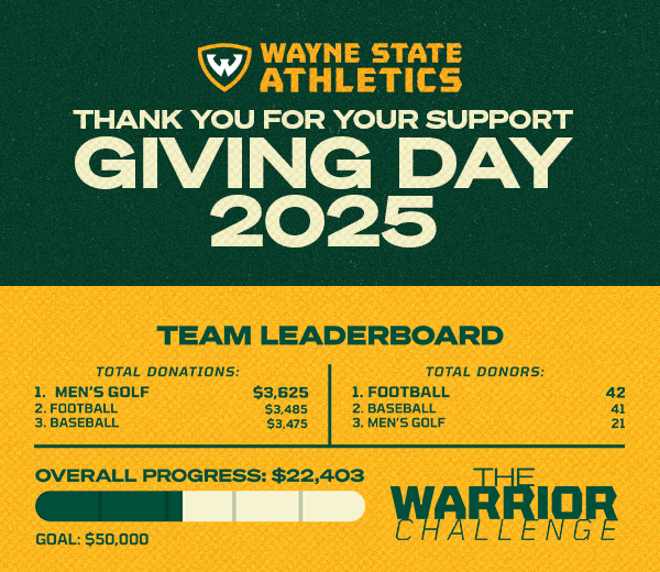 Don't forget to support your favorite Warrior Team today! tinyurl.com/WSU-Athletics
