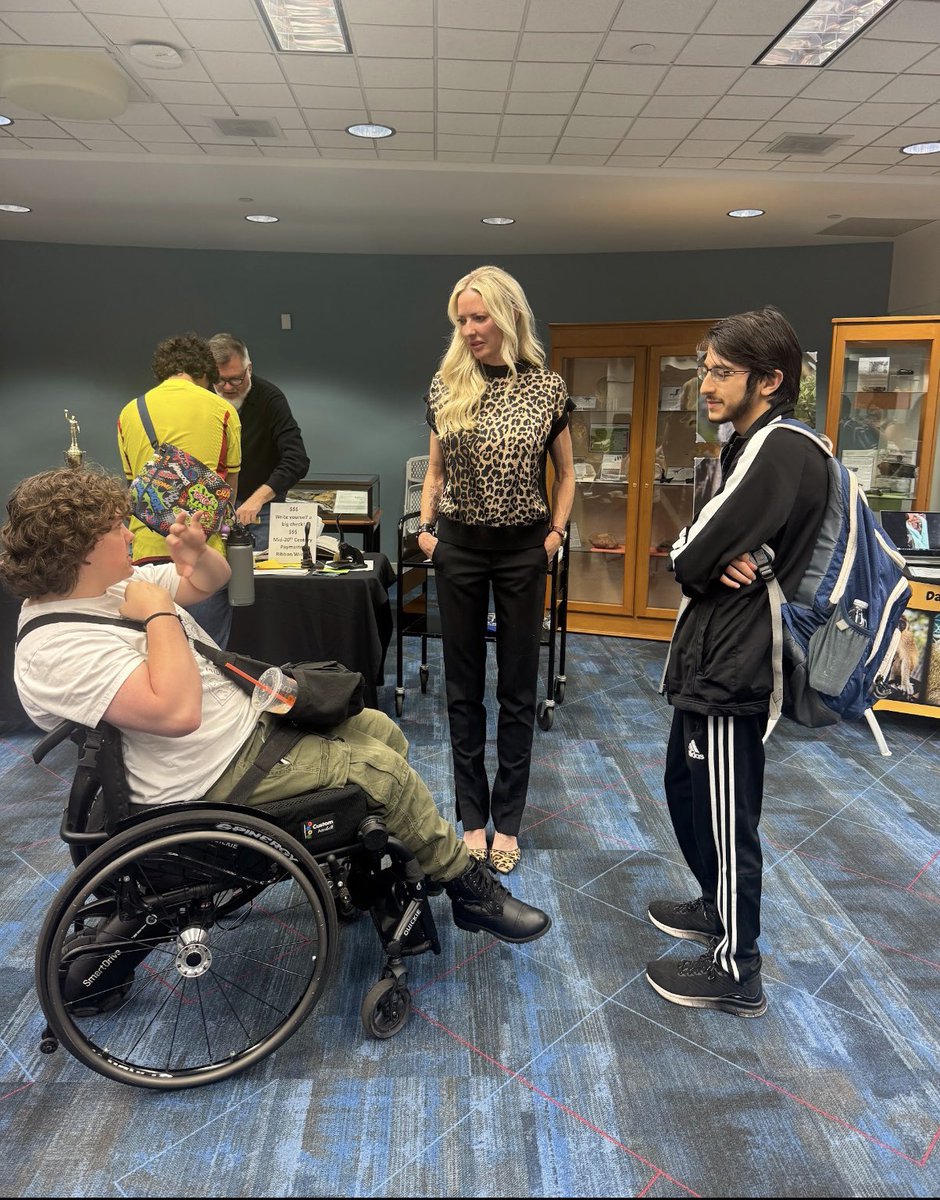 Dr. Missy talking monkey biz at the Living Book event was a great way to connect with community about the monkeys and the sanctuary mission. Monkeys were a hit.