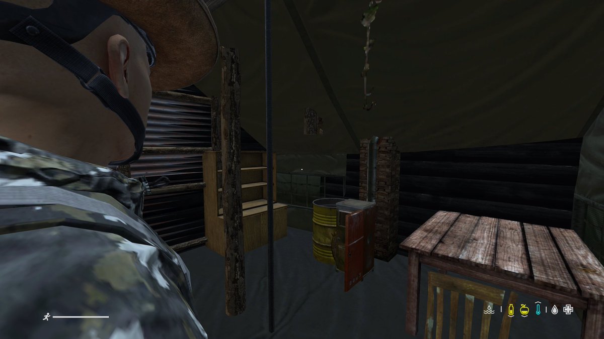 DayZrunners's tweet photo. My tent has a fireplace? 😳

#DayZ #Dayzrunners ##Xbox https://t.co/tFUrIZis9q