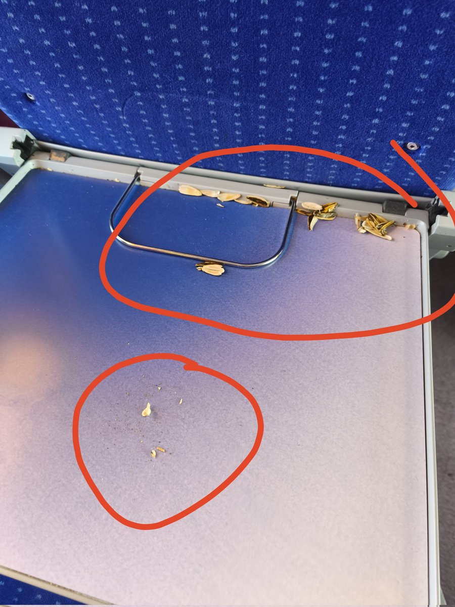 inmarev's tweet photo. Primera vez que viajo en @OUIGO_Es. ¿Esta guarrería es habitual? 🤬🤬🤬🤬 https://t.co/ccOPpf94Nx