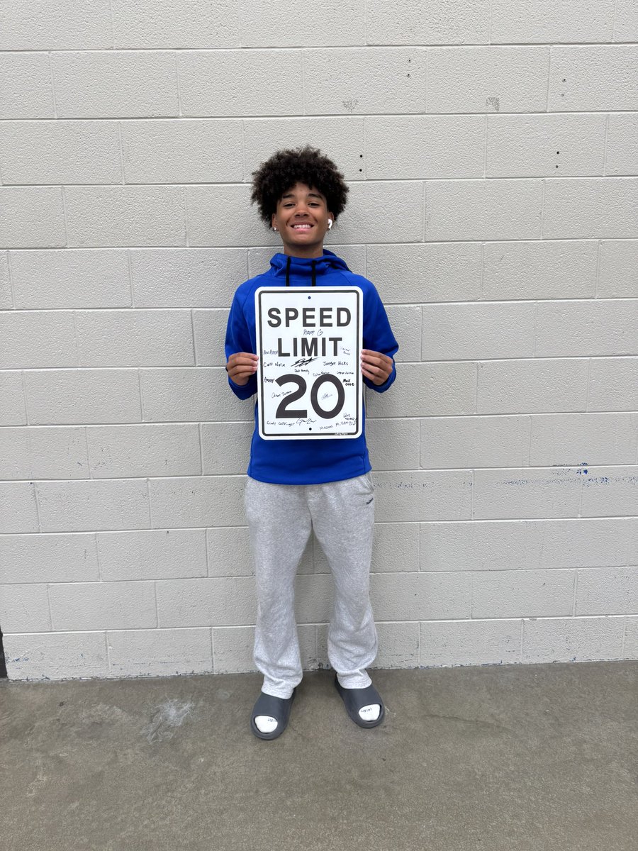 Congratulations Kameron on joining the 20 MPH Club! <a href="/LHSBlueJays/">Liberty HS Athletics</a>