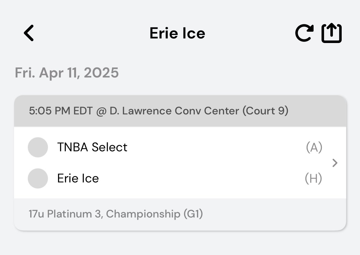 Excited for a big weekend ahead in Hoop Group Pitt Jam Fest. Team and Schedule below:

Erie Ice (17u Platinum 3) 

<a href="/Keef_Fbe/">Organic dream$ 🪴🐢</a> <a href="/erieicebball/">erieicebasketball</a> #Hoopgroup #pittjamfest #recruit