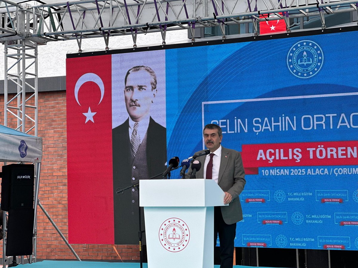 muhsindere's tweet photo. Milli Eğitim Bakanımız Sn. Yusuf Tekin, Milletvekillerimiz ve İl Protokolümüzün katılımlarıyla Alaca Selin Şahin Ortaokulu'nun açılışını gerçekleştirdik.

Okulun yapımında emeği geçen herkese teşekkür ediyor, öğretmenlerimize ve evlatlarımıza başarılar diliyorum. https://t.co/edSHsJLHT7