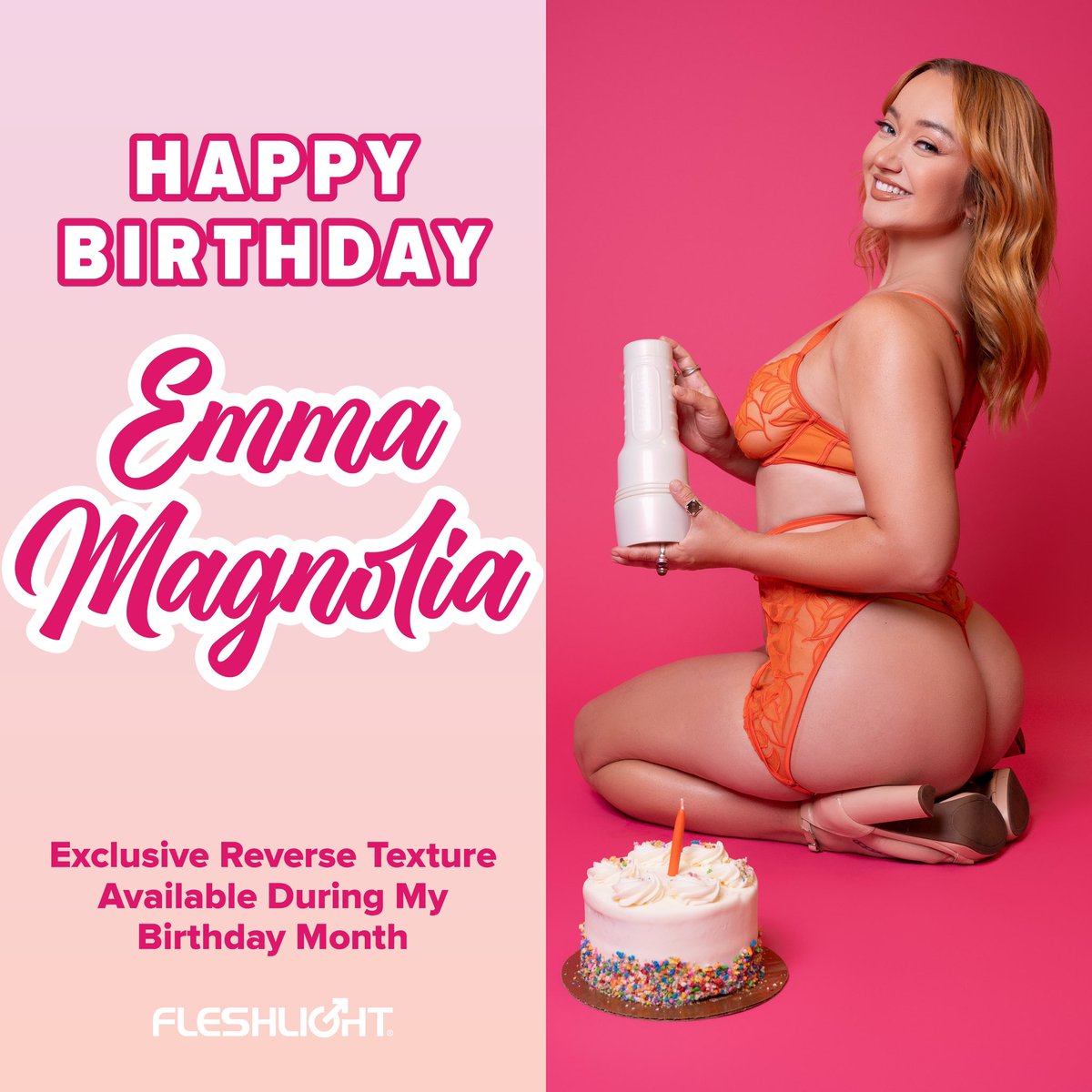 Emma Magnolia (@theemmamag) on Twitter photo Itβs my birthday !!! and to celebrate Iβm giving you a special new <a href="/Fleshlight/">fleshlight</a> to try my pussy ;) this one is pink, sparkly and you can even get it CLEAR so you can watch your cock stroke me :o now go get it and tell me happy birthday! Itβs my birthday !!! and to celebrate Iβm giving you a special new <a href="/Fleshlight/">fleshlight</a> to try my pussy ;) this one is pink, sparkly and you can even get it CLEAR so you can watch your cock stroke me :o now go get it and tell me happy birthday!