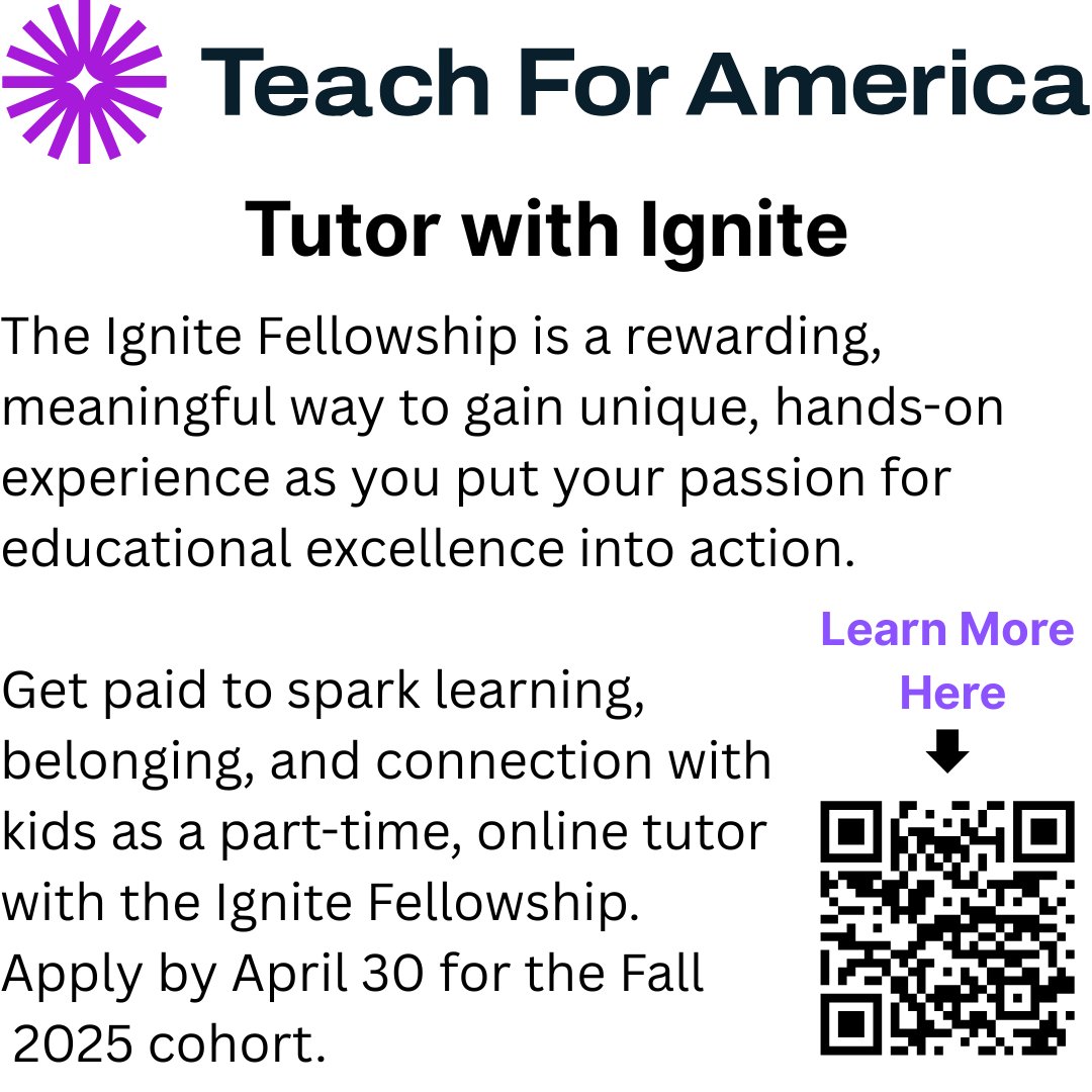 📢 Calling all changemakers!
Looking for a paid, flexible, and meaningful opportunity this fall?

✨ The Ignite Fellowship is your chance!✨

Apply Now!