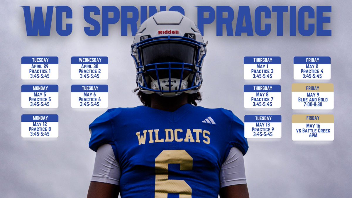 Spring Practice is almost here #GRIT