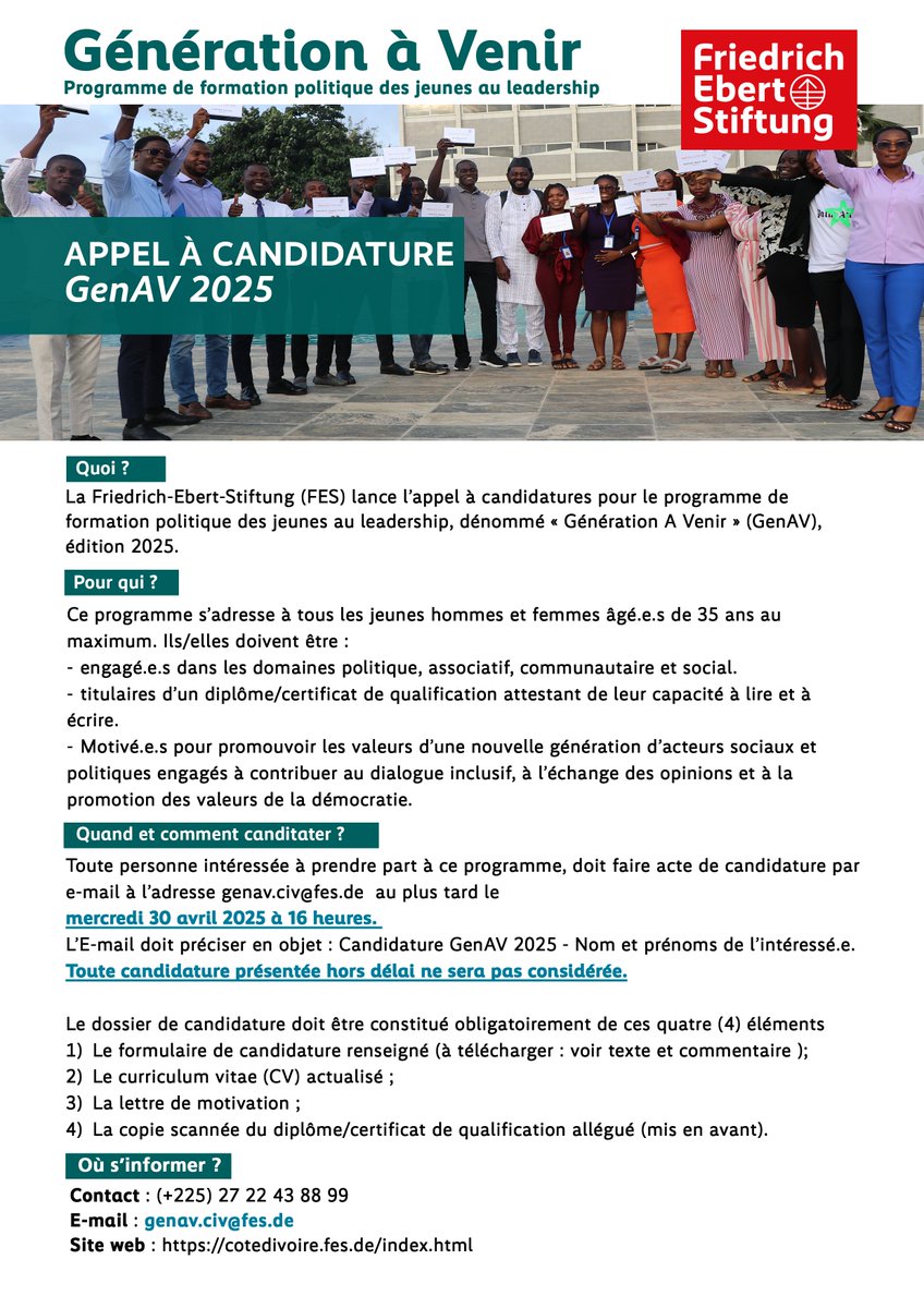 Appel à candidature GenAV 2025
nextcloud.fes.de/nc/s/A7E96JMr3…