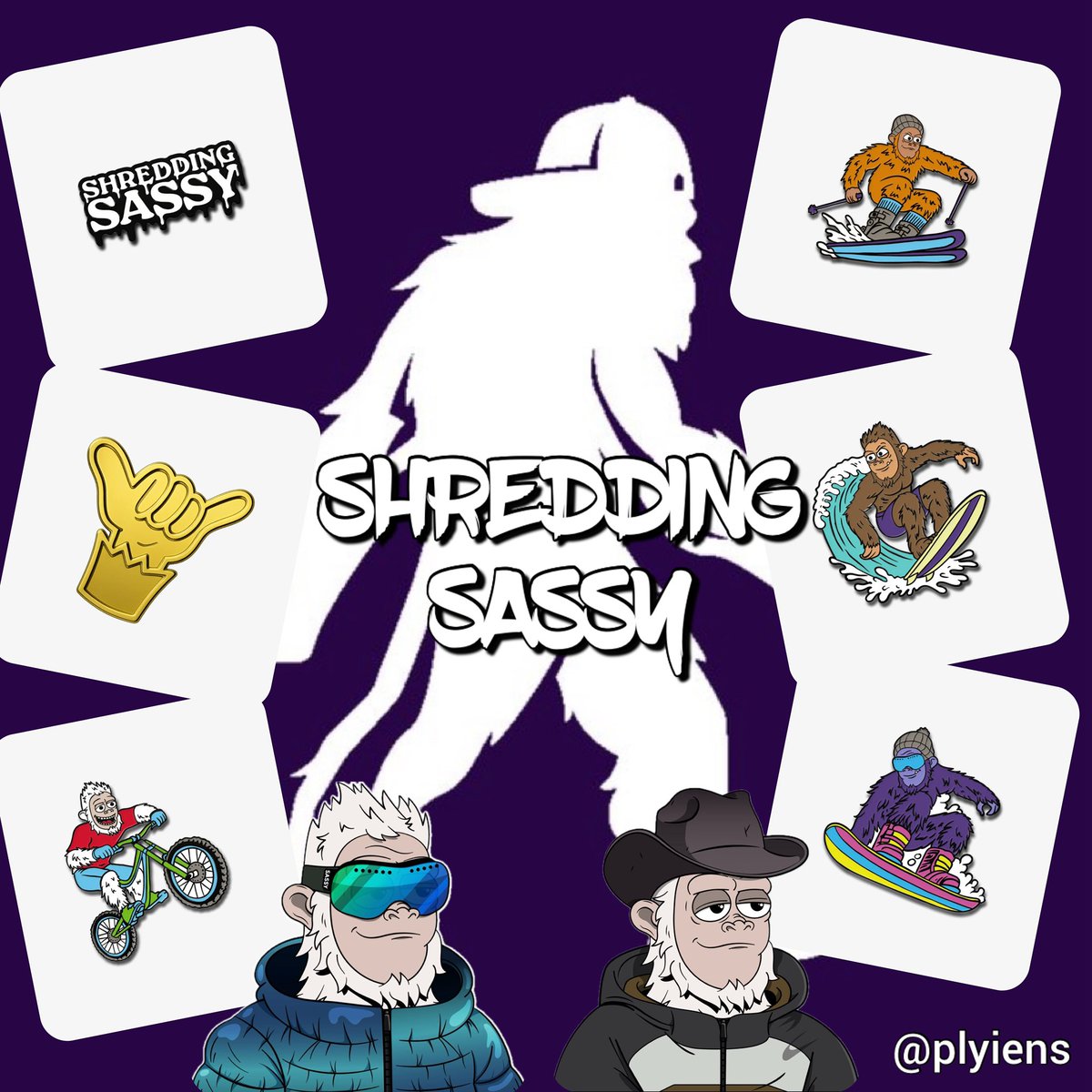 You’ve heard of Shredding Sassy, right?

They dropped a collection of caps and pins! Both are seriously awesome.

My favorite pins? Take a look at the pic!
