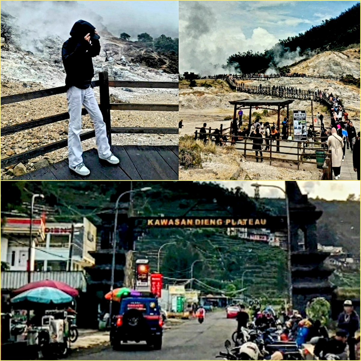 Last weekend, the 5th and 6th, tried traveling and stayingcation to Wonosobo Regency. penasaran ama festival balon udara, ini termasuk budaya lokal setempat yang perlu dilestarikan. rameX jd lautan manusia tpi worth it. jd teringat ama dieng kawah sikidang, at 2022.