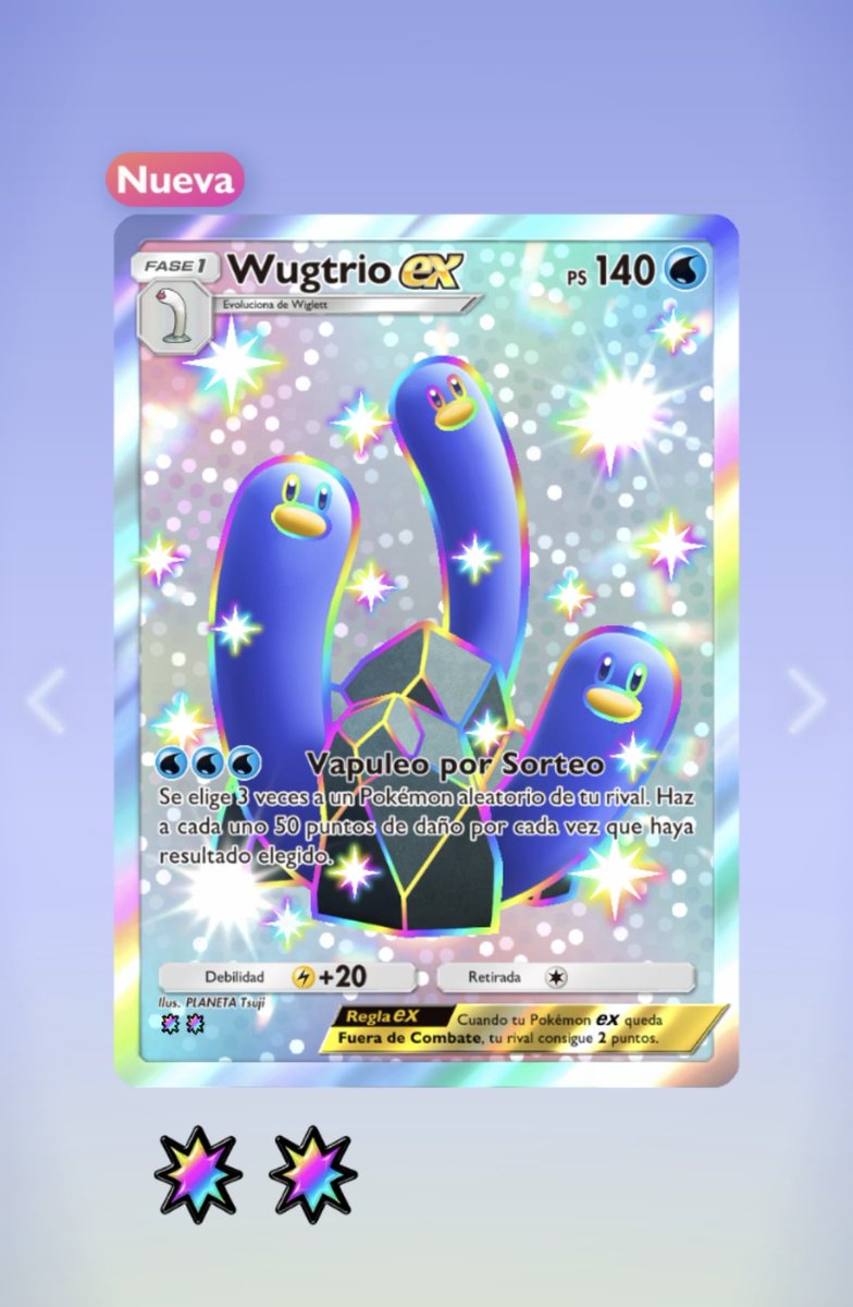 FloGarYT's tweet photo. Tremenda suerte que me ha tocado en los dos sobres de hoy y en la elección mágica 🤩✨
#PokemonTCGpocket https://t.co/1fbQLcpRgR