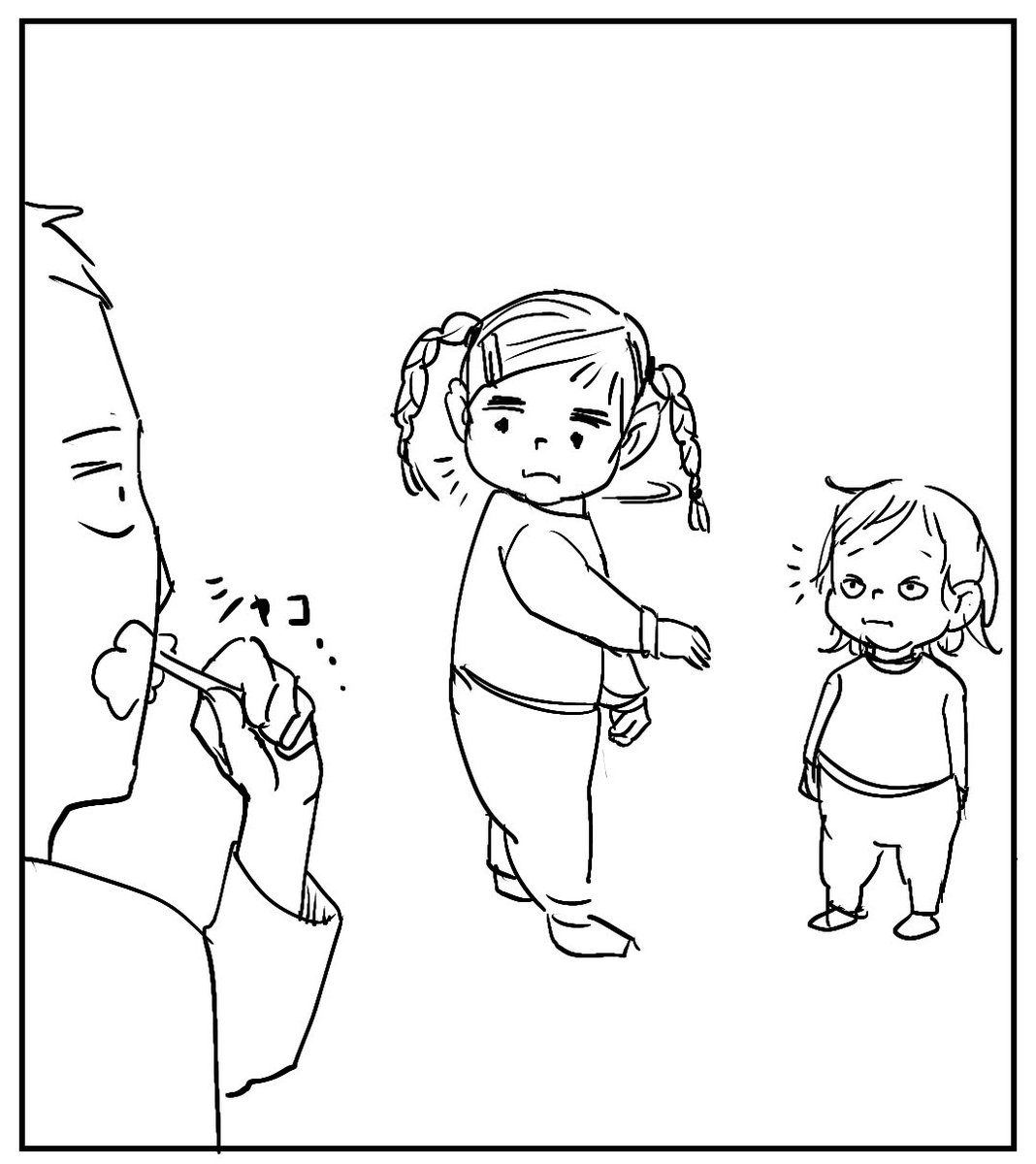 take2022_'s tweet photo. あってるけどそこはお父さんでええやん

#育児漫画　#育児絵日記　#日常漫画　#エッセイ漫画　#コミックエッセイ https://t.co/q32dIR2s6O