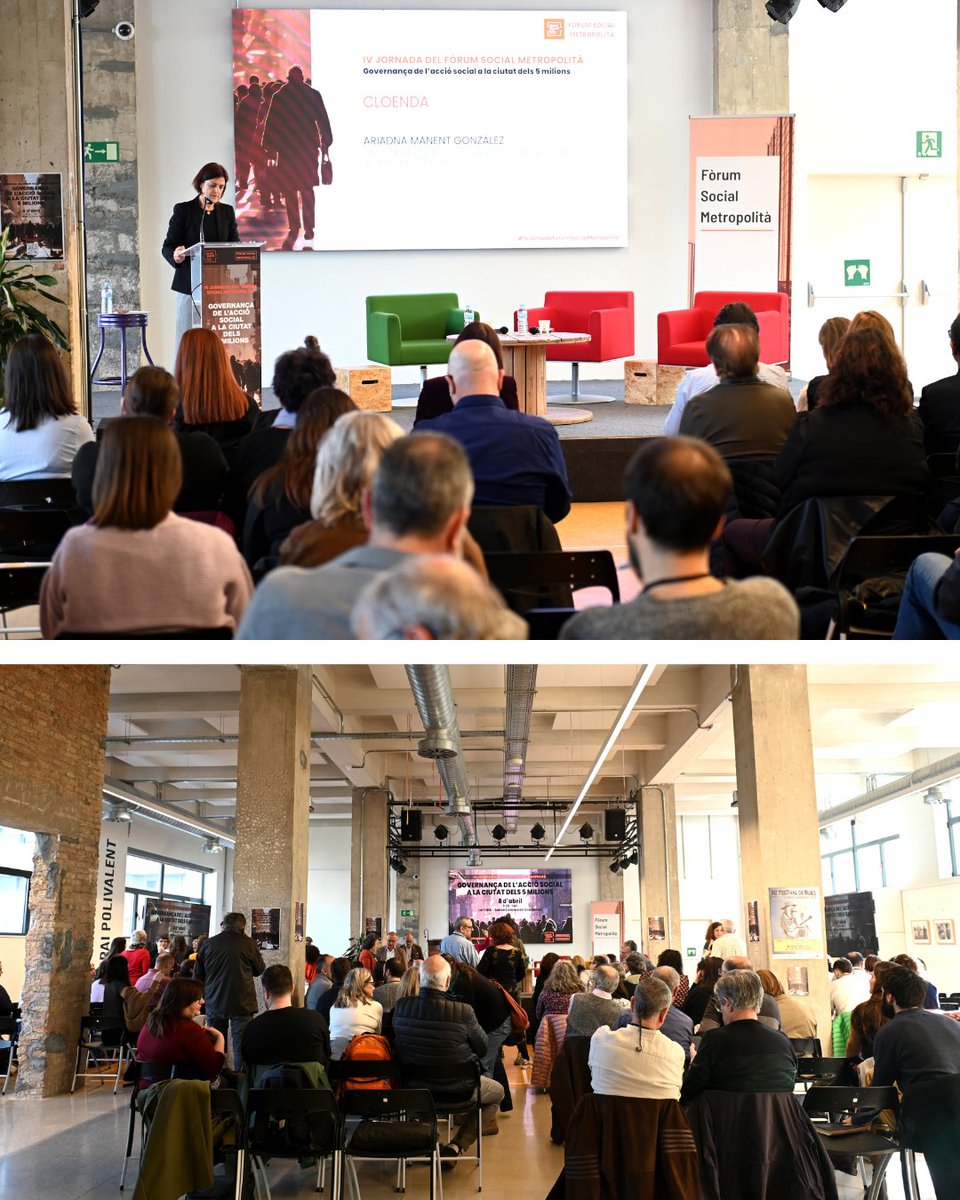 El passat 8 d’abril s’ha celebrat, a <a href="/la_ciba/">La CIBA</a>, el #IVFòrumSocialMetropolità, on s’han reunit prop de 150 professionals per reflexionar sobre la #governança metropolitana en acció social.

La cloenda ha anat a càrrec d’<a href="/AriadnaManent/">Ariadna Manent González</a>, directora adjunta de la #FundacióelMaresme.
