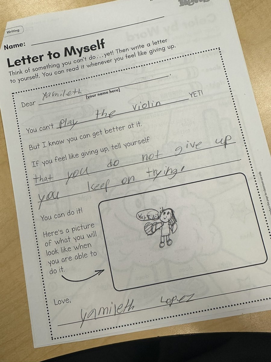 Growth mindset!