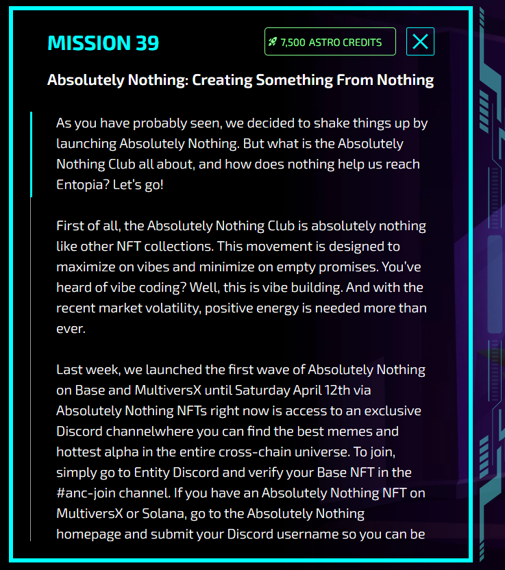 harhpee's tweet photo. Entity Space Race
MISSION 39 ANSWERS
Q1. B = Absolutely false
Q2. A = To keep bots out
Q3. C = 5
Q4. D = All of the above
>BACD<
#Airdrop #ENT $ENT #nothing #ANC #Entopia https://t.co/JrLZQWp369