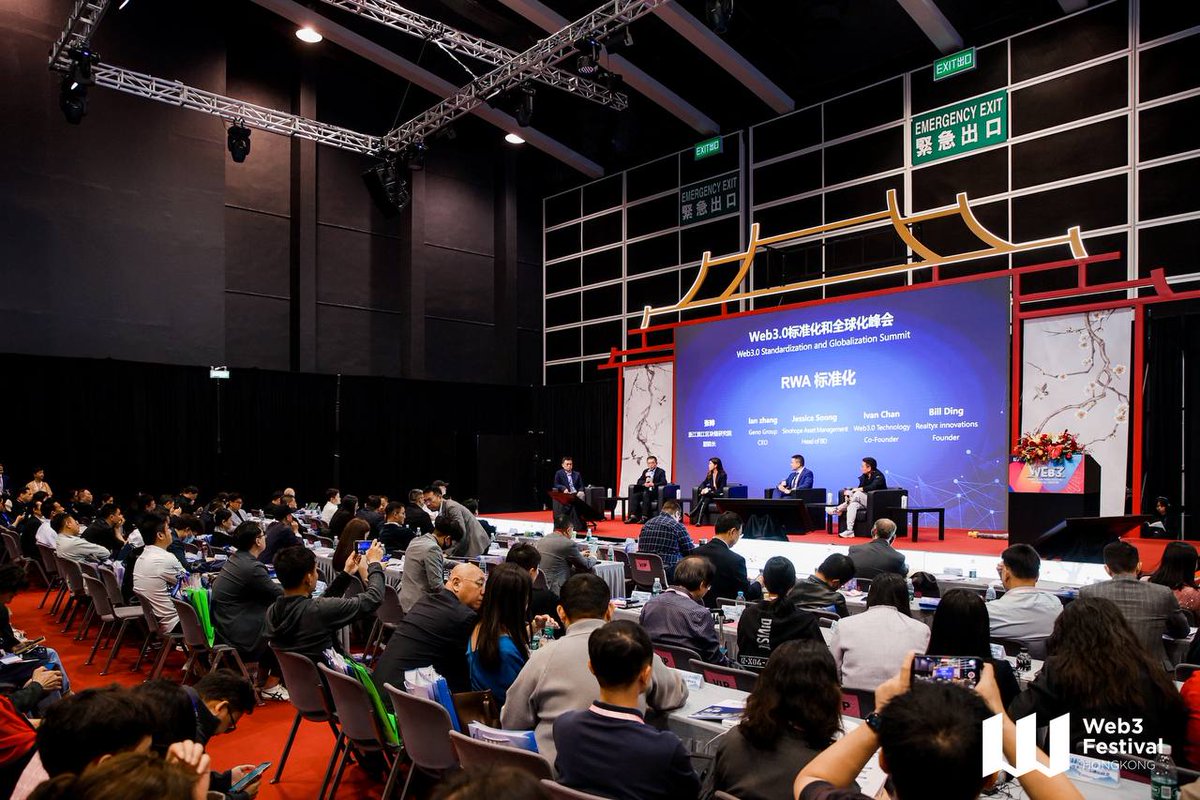 RealtyX DAO ๐ RWA (@realtyx_dao) on Twitter photo Just wrapped up an insightful session at the Web3.0 Standardization and Globalization Summit in Hong Kong โ where leaders from across the RWA ecosystem explored the urgent need for Real World Asset standardization and its global implications.
Honored to see <a href="/beae_eth/">BฮAฮ.eth ๐ฆ๐</a>, Co-Founder Just wrapped up an insightful session at the Web3.0 Standardization and Globalization Summit in Hong Kong โ where leaders from across the RWA ecosystem explored the urgent need for Real World Asset standardization and its global implications.
Honored to see <a href="/beae_eth/">BฮAฮ.eth ๐ฆ๐</a>, Co-Founder