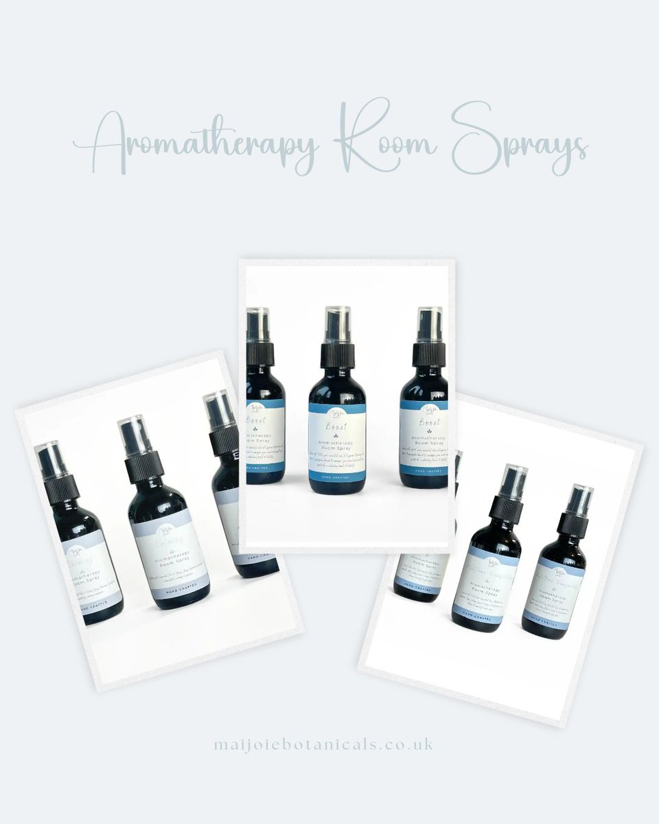 MaiJoie's tweet image. Evenings can feel busy, and I love my room sprays for a calming vibe. 🌙✨ The Calming spray features 3 essential oils, plus 4 other options! Message me for help choosing. #RoomSprays #NaturalHomeFragrance #CalmingEssentialOils #CrueltyFreeWellness