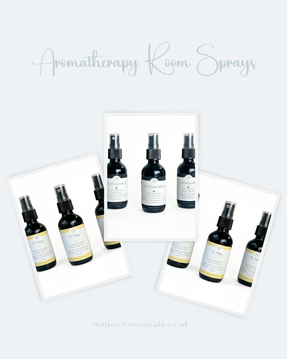MaiJoie's tweet image. Evenings can feel busy, and I love my room sprays for a calming vibe. 🌙✨ The Calming spray features 3 essential oils, plus 4 other options! Message me for help choosing. #RoomSprays #NaturalHomeFragrance #CalmingEssentialOils #CrueltyFreeWellness