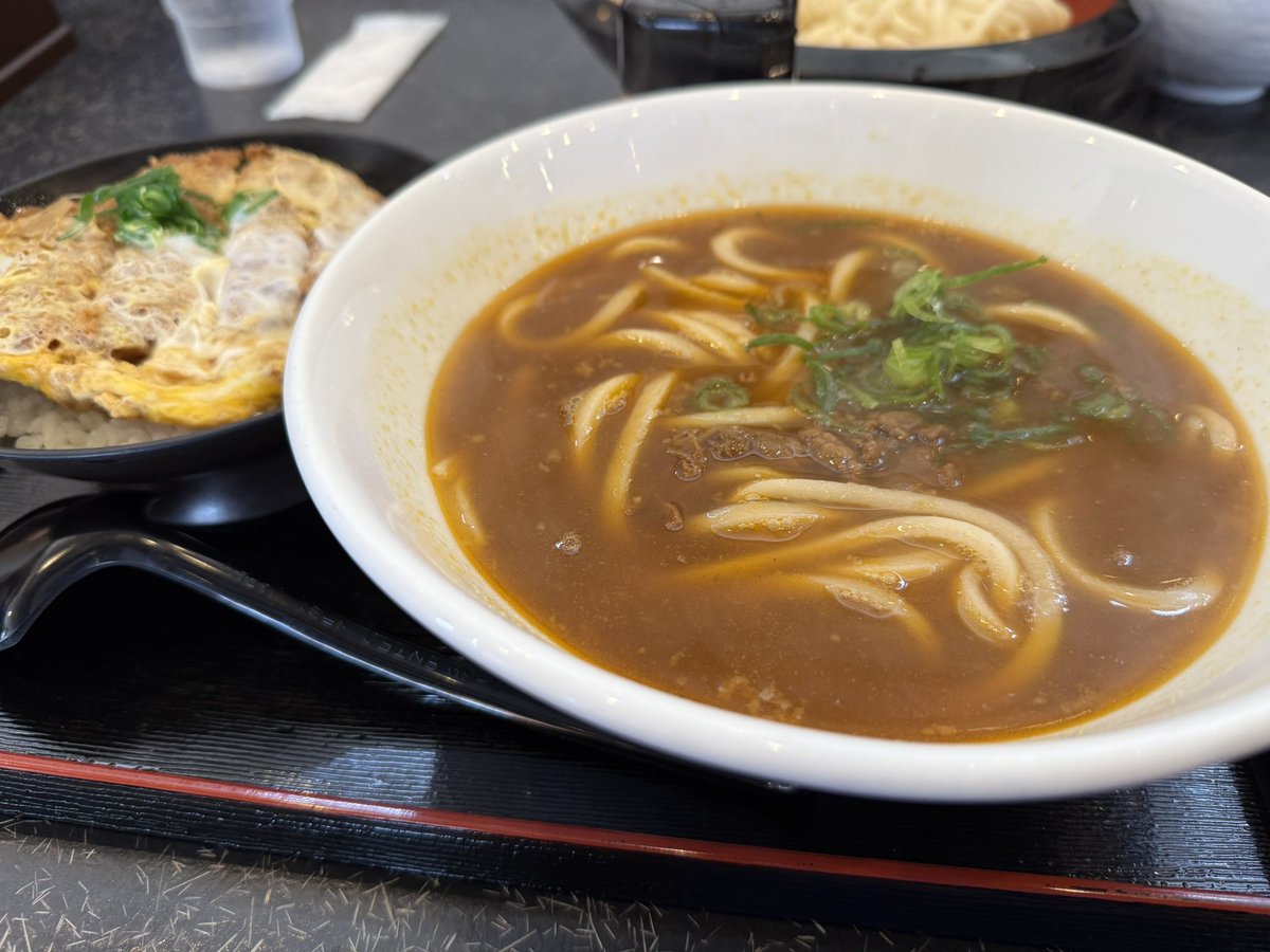 カツ丼セットを注文したのね