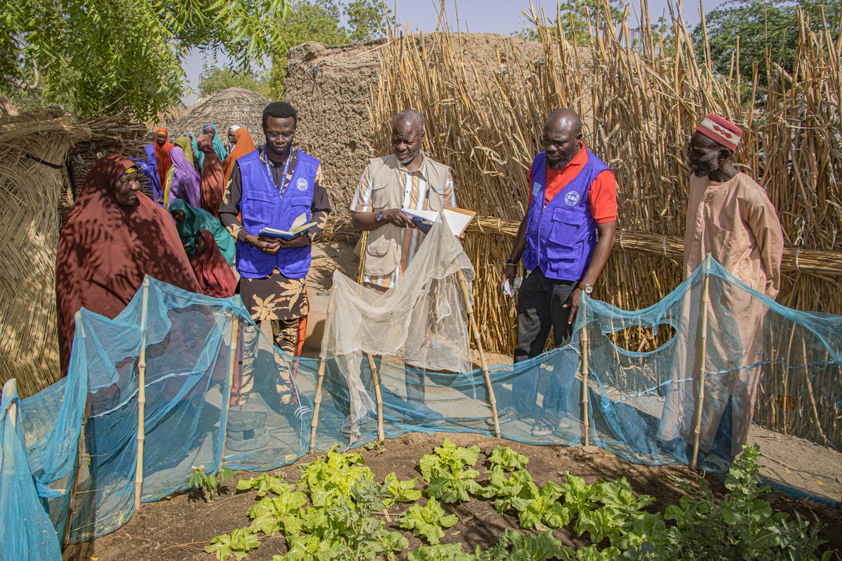 CareBestInit's tweet photo. It was a delight to receive the @unicef_nigeria Project Supervisor at our FSL project site in Nguru Local Government area of Yobe State.
#Carebestinitiative #Wecarebest #Northeastnigeria #Northwestnigeria #FoodSecurity #LivelihoodSupport #Nguru #YobeState #WomenEmpowerment https://t.co/XD43zQ7WzY