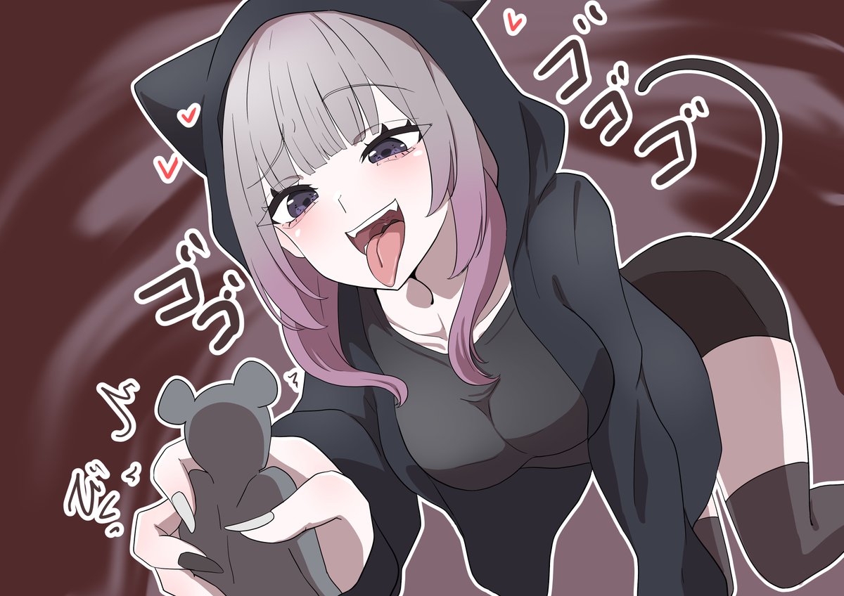 pixivFANBOXでネコに見つかったネズミくん The mouse getting caught by the catを公開しました! https://t.co/Gvu4eRLNAe 