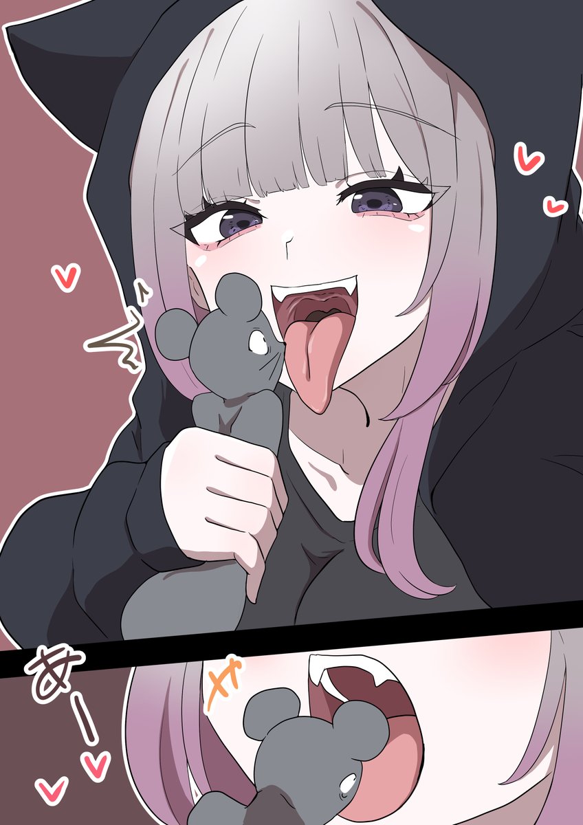 pixivFANBOXでネコに見つかったネズミくん The mouse getting caught by the catを公開しました! https://t.co/Gvu4eRLNAe 