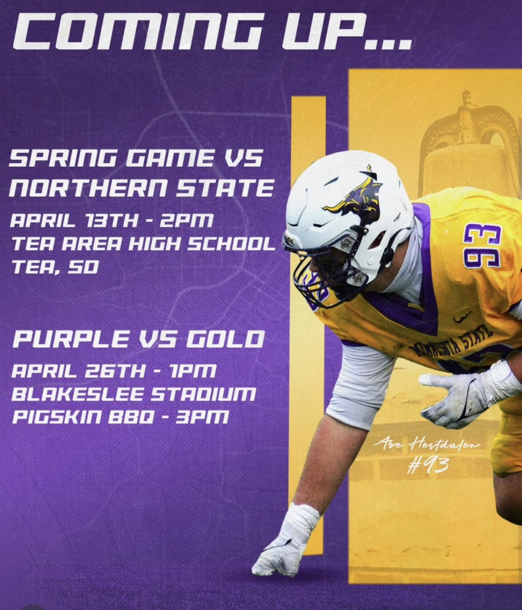 We are 3 Days away from our Spring Competition at Tea High School in South Dakota.

Kickoff is 2pm, see you there!

🤘🏽😈#FEAT #AAU