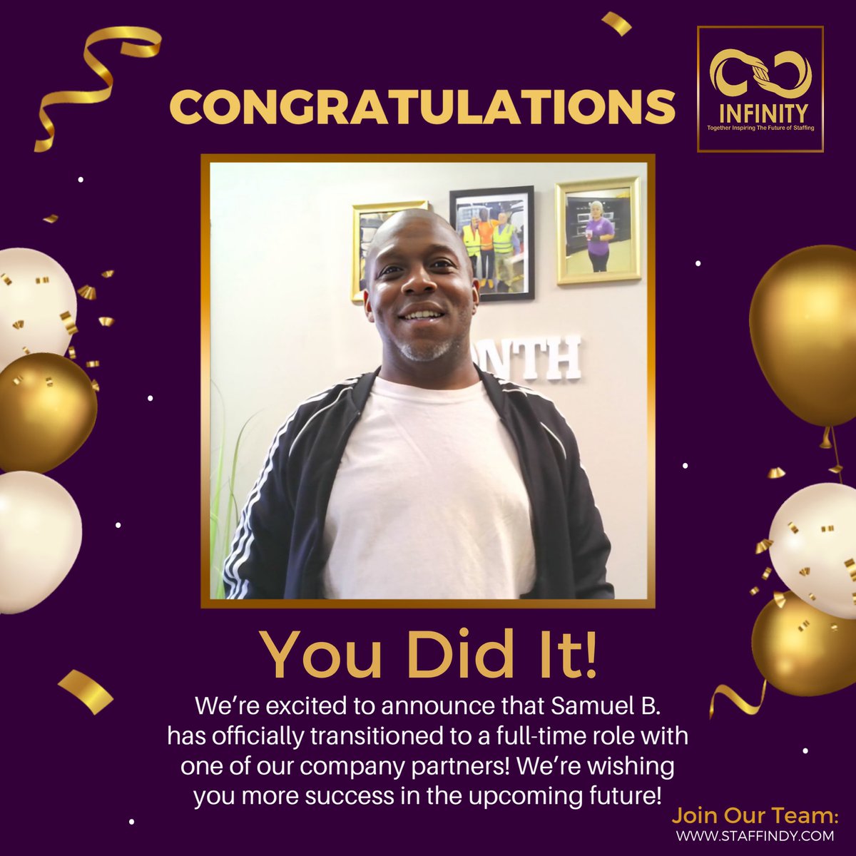 InfinityStaff_1's tweet photo. Are you looking for a full-time opportunity that will allow you to have access to many more opportunities and benefits? 

Apply ➡️ https://t.co/sIZcIPnhUR 

#ThrivingThursday #thursdayvibes #Congratulations #FullTimeJobs #hired #motivation #youdeservethis #youdidit #indyjobs https://t.co/dNnOvkAYpe