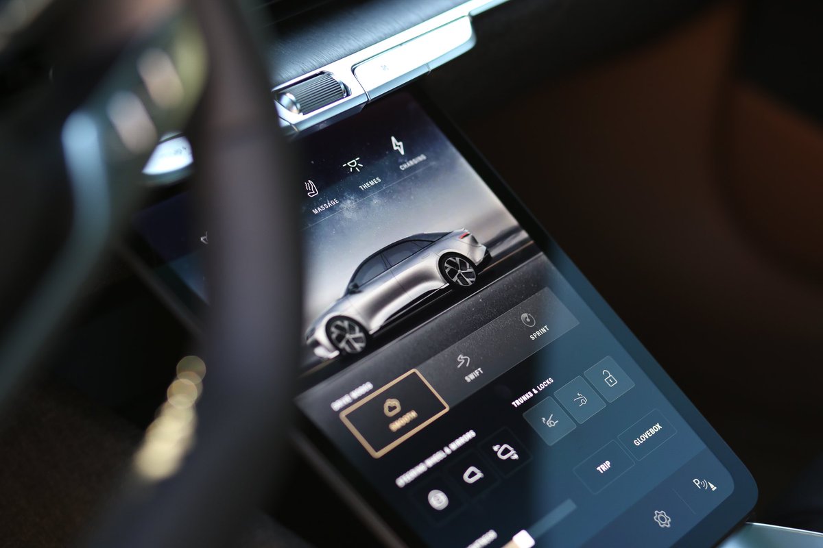 doll_debbie's tweet photo. Lucid…..when you want that beautiful new car smell with none of the musk ;) @LucidMotors  Still exciting and thrilling to drive every day going on year 3! #lucidownersclub https://t.co/y1BYI0Y5Ou
