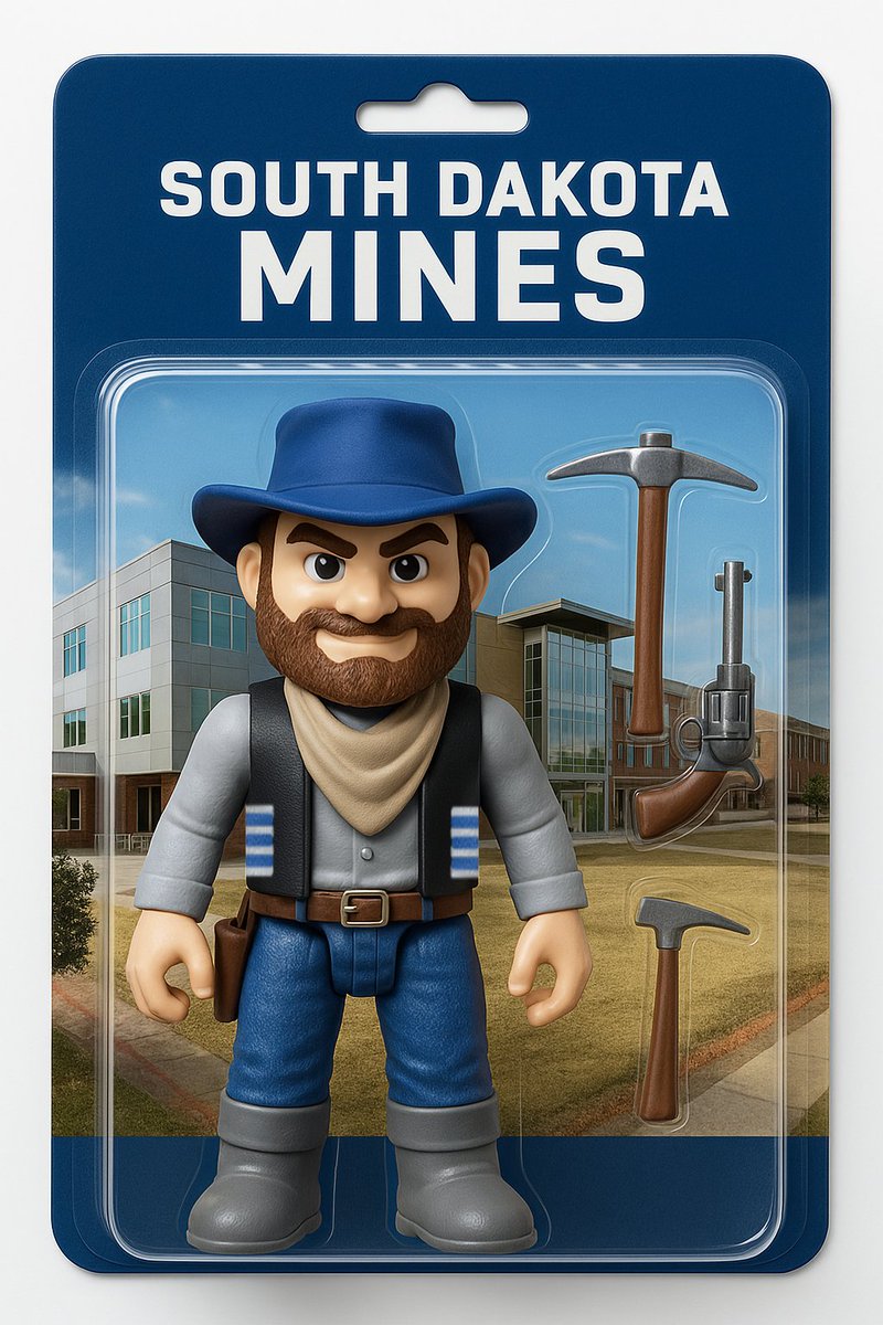 He’s a helluva engineer, and ready to mine…your shelf or desk space. 💪 

The new Grubby action figure, fully posable, and only available in your dreams.

#SouthDakotaMines #HardrockerProud #HardrockerStrong