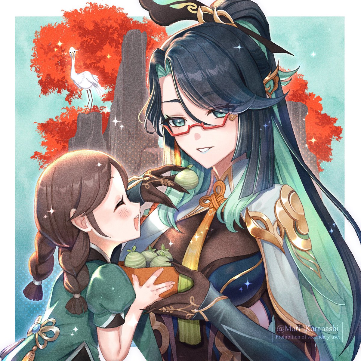 閑雲お誕生日おめでとう〜！💐✨
去年の再掲ですがお祝い🥂
#閑雲生誕祭2025
#Xianyun #GenshinImpact