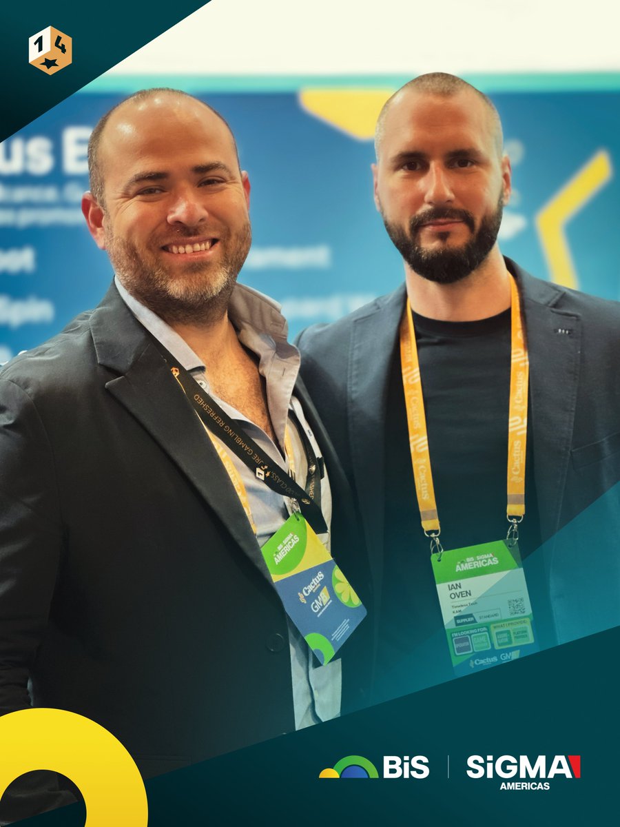 1spin4win's tweet photo. That’s a wrap on Day 2!
Recharged, inspired, and ready for one more day of BiS SiGMA Americas.
Come say hi before it’s over! 👋
#1spin4win #LatAm #slotprovider #Sigma #SiGMAAmericas https://t.co/hXBEbQ9Zta