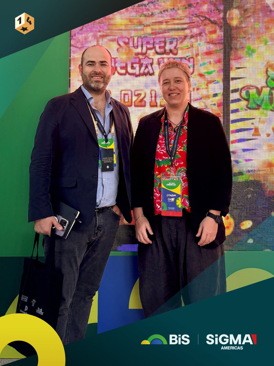 1spin4win's tweet photo. That’s a wrap on Day 2!
Recharged, inspired, and ready for one more day of BiS SiGMA Americas.
Come say hi before it’s over! 👋
#1spin4win #LatAm #slotprovider #Sigma #SiGMAAmericas https://t.co/hXBEbQ9Zta