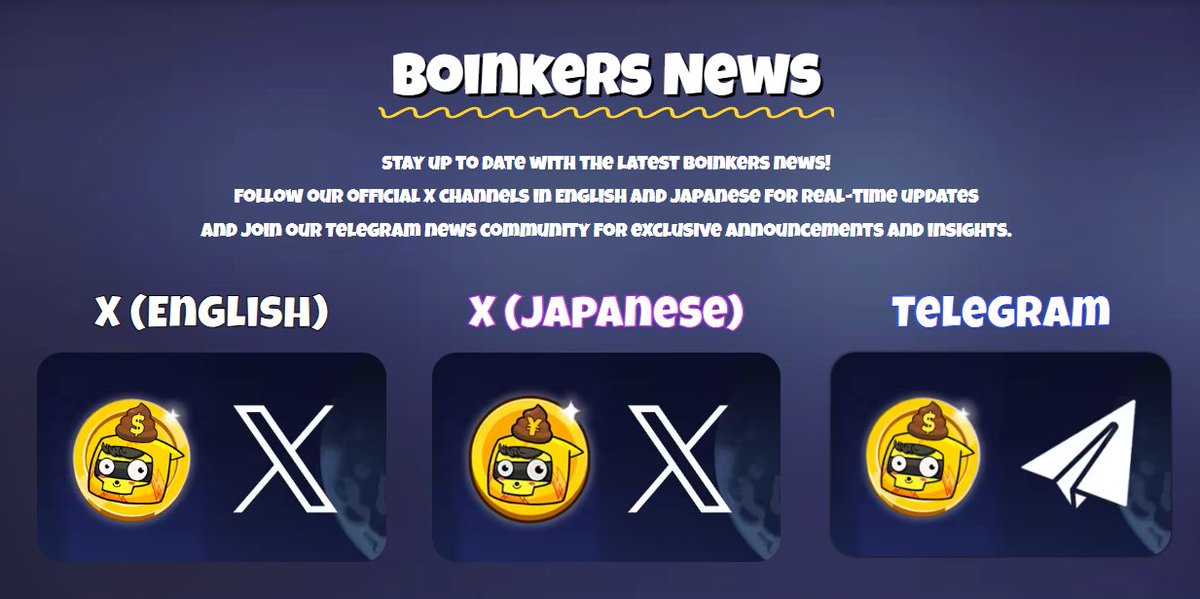 Boinker420's tweet photo. Just added 3 official news channels to the website and planning more upgrades. My head’s spinning, but I’ll manage. I’m a shitty marketer, yet obsessed with this shitcoin parody. 

Check it out:
https://t.co/HwjcofSVNp

#Boinkers #News #Telegram #TON #NOT #NO1 #WEB3 #game https://t.co/gD2j0iJPXJ