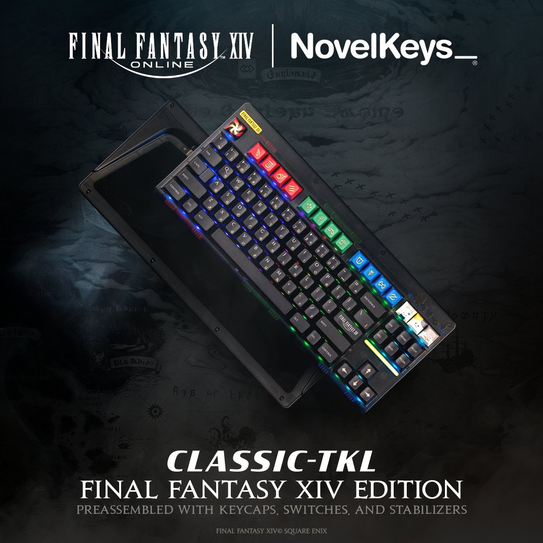 クラシックTKL FFXIVエディション CLASSIC-TKL FFXIV Edition – NovelKeys LLC