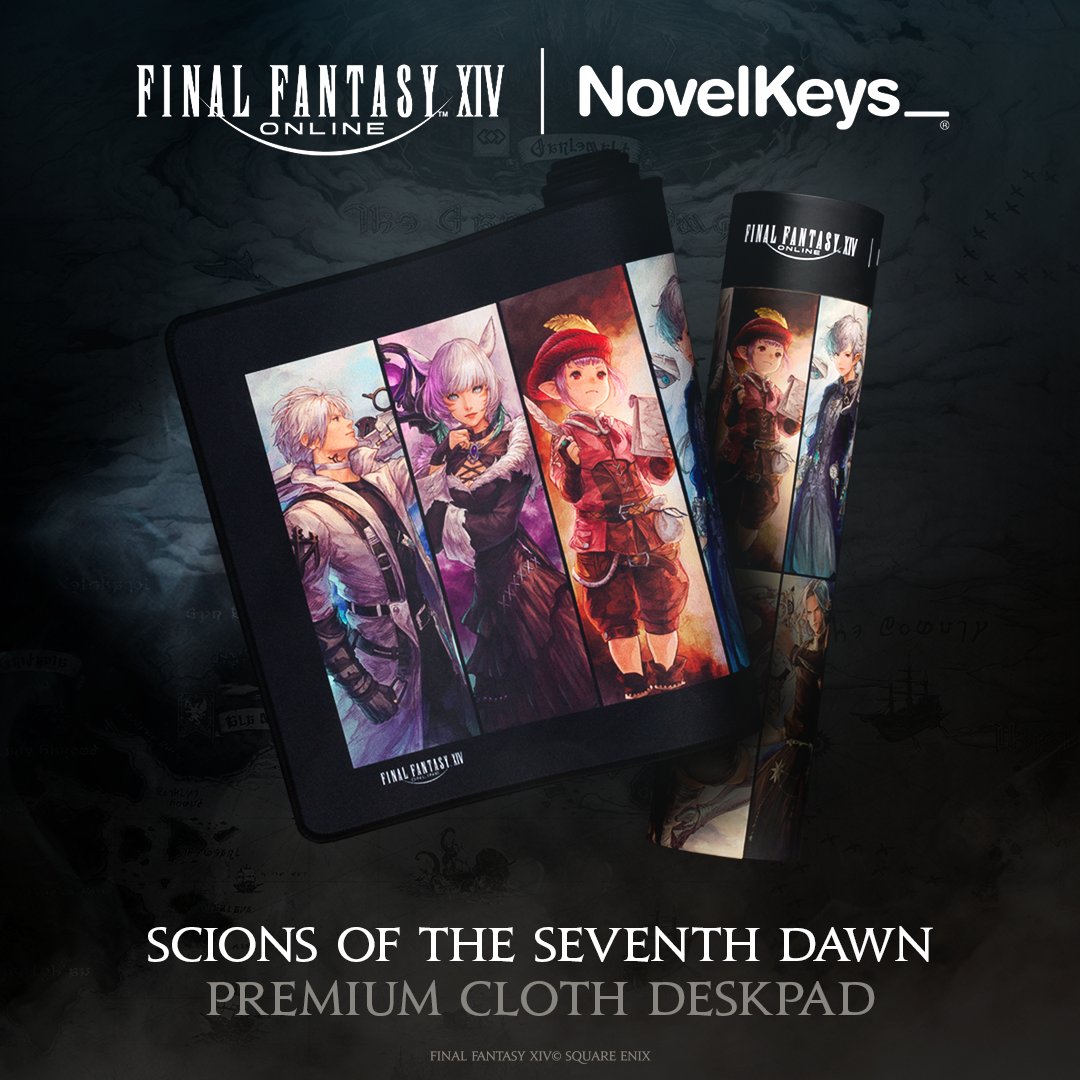 Pre-orders for the #FFXIV x NovelKeys Collaboration end on April